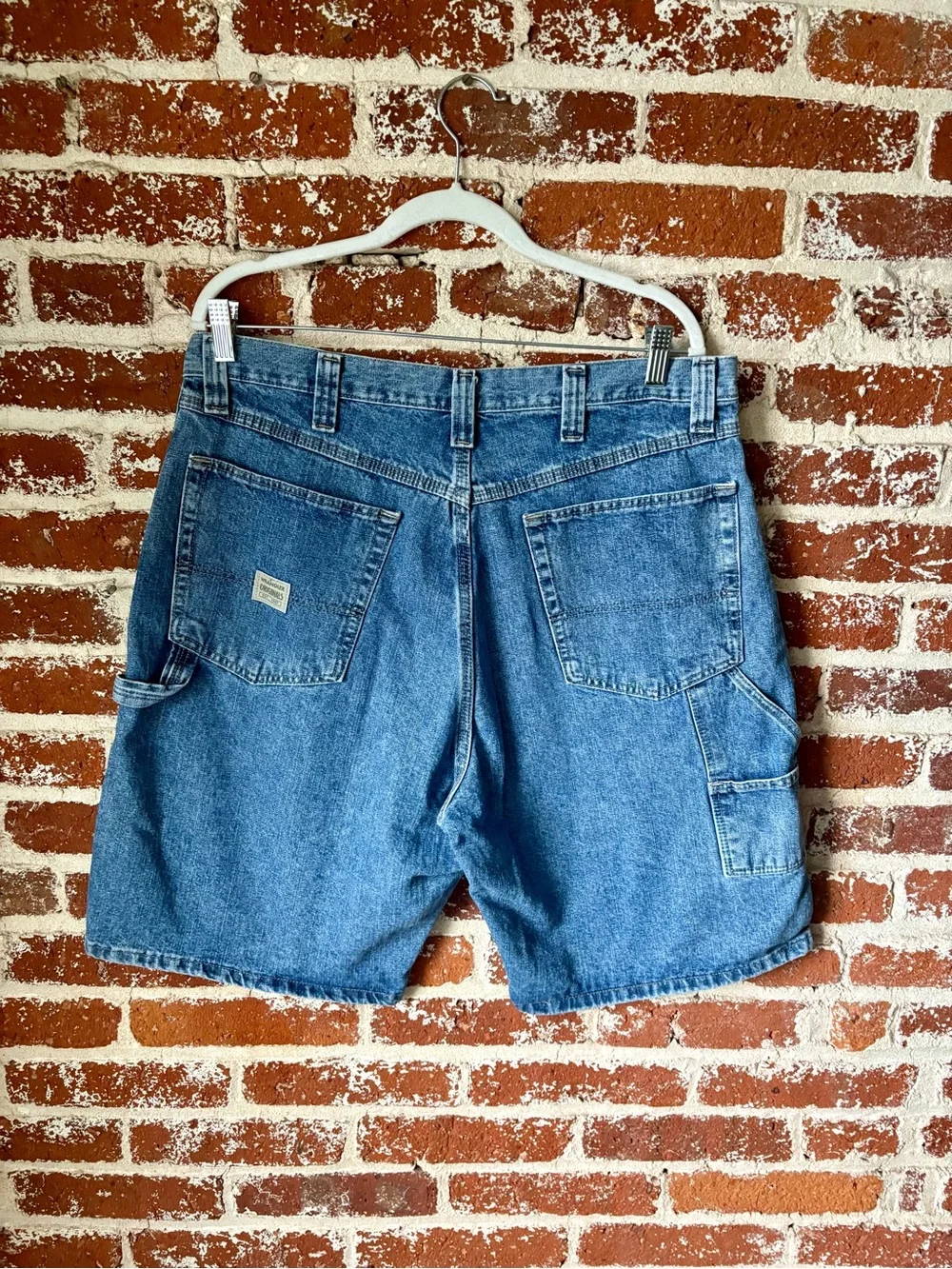 Vintage Wrangler Blue Denim Carpenter Shorts